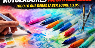rotuladores acuarelables
